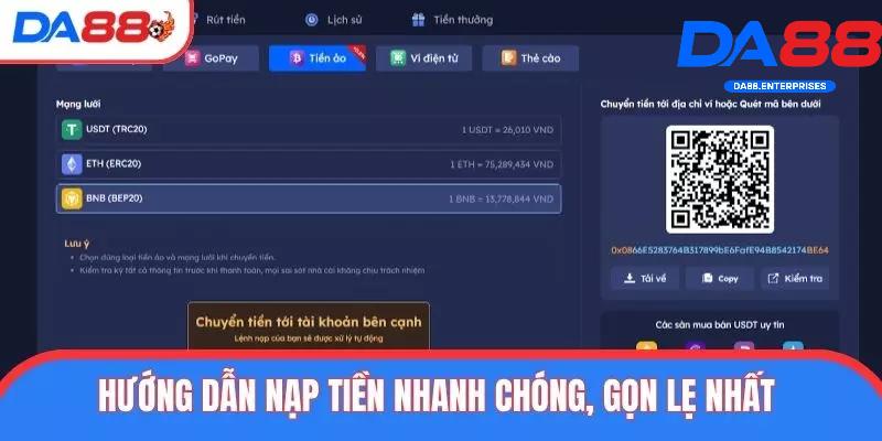Trang Chủ 20 Hướng dẫn nạp rút DA88